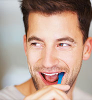 Man Brushing Teeth